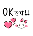 気持ち伝わる♡大人可愛いハート（個別スタンプ：3）