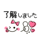 気持ち伝わる♡大人可愛いハート（個別スタンプ：5）