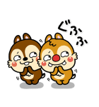 いしいともこ画♪チップとデール（個別スタンプ：20）