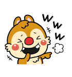 いしいともこ画♪チップとデール（個別スタンプ：24）