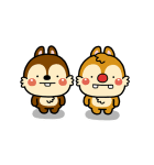 いしいともこ画♪チップとデール（個別スタンプ：28）