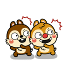 いしいともこ画♪チップとデール（個別スタンプ：30）