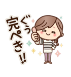 【心くばり】ナチュラルガール（個別スタンプ：9）