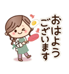 【心くばり】ナチュラルガール（個別スタンプ：13）