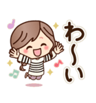【心くばり】ナチュラルガール（個別スタンプ：19）