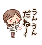 【心くばり】ナチュラルガール（個別スタンプ：33）