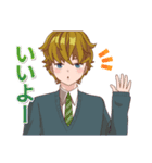 少女漫画風★イケメン学園（個別スタンプ：25）