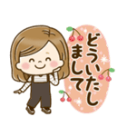 春＆新生活＊大人かわいい主婦（個別スタンプ：11）