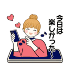 キュートなお団子ちゃん12 ♡ リラックス編（個別スタンプ：37）