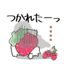 ♡名前が入る♡いちご✖️マルチーズ犬♡（個別スタンプ：28）