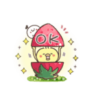 動く！まるいやつらとトリさん♩年中使える（個別スタンプ：2）