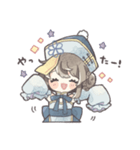 青いキョンシーの女の子（個別スタンプ：2）