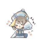 青いキョンシーの女の子（個別スタンプ：4）