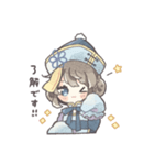 青いキョンシーの女の子（個別スタンプ：5）