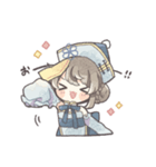 青いキョンシーの女の子（個別スタンプ：11）
