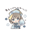 青いキョンシーの女の子（個別スタンプ：20）
