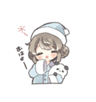 青いキョンシーの女の子（個別スタンプ：21）