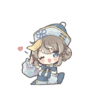 青いキョンシーの女の子（個別スタンプ：23）