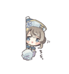 青いキョンシーの女の子（個別スタンプ：27）