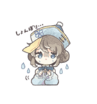 青いキョンシーの女の子（個別スタンプ：33）