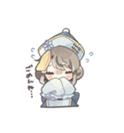 青いキョンシーの女の子（個別スタンプ：36）