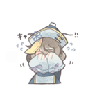 青いキョンシーの女の子（個別スタンプ：38）