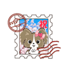 ♡愛犬の名前が入る♡パピヨン×いちご♡（個別スタンプ：27）