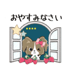 ♡愛犬の名前が入る♡パピヨン×いちご♡（個別スタンプ：38）
