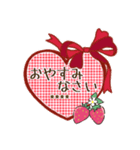♡愛犬の名前が入る♡パピヨン×いちご♡（個別スタンプ：39）
