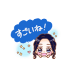 青が好き【ゆるふわガールズ】（個別スタンプ：20）