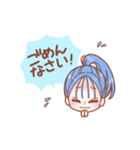 青が好き【ゆるふわガールズ】（個別スタンプ：27）