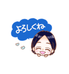 青が好き【ゆるふわガールズ】（個別スタンプ：30）