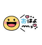 スマイルニコちゃん♡気持ち伝わる吹き出し（個別スタンプ：7）