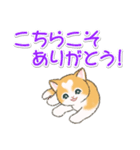 気持ち伝える ハートにゃんこ（個別スタンプ：16）