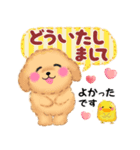 かわいいトイプードル「長文」（個別スタンプ：20）