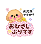 かわいいトイプードル「長文」（個別スタンプ：32）