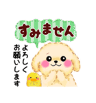 かわいいトイプードル「長文」（個別スタンプ：33）