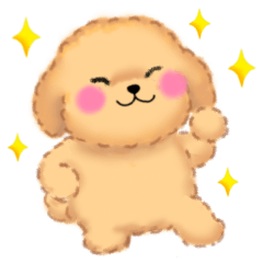 [LINEスタンプ] かわいいトイプードル❤️スタンプ
