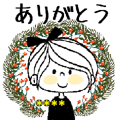 [LINEスタンプ] 秋冬♡シンプル＆大人ガーリー♡カスタム