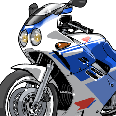 [LINEスタンプ] 250ccスポーツバイク12(車バイクシリーズ)