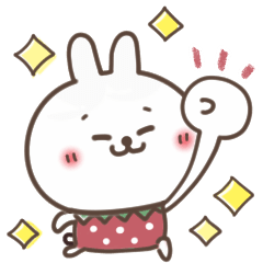 [LINEスタンプ] おひとよしウサぴょん【スタンプの日】