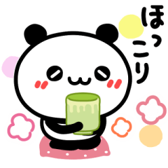 [LINEスタンプ] 聞き上手のパンダちゃん2