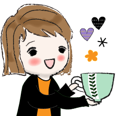[LINEスタンプ] 普通にシンプル大人女子  (日常編)