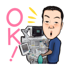 [LINEスタンプ] 中年医療者の一日