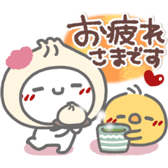 [LINEスタンプ] はーい！白玉です13❤冬