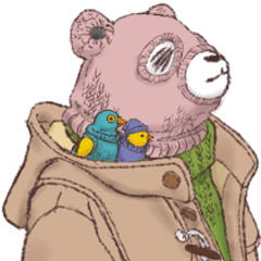 [LINEスタンプ] パンダとコアリクイの詰め合せ【冬風味】