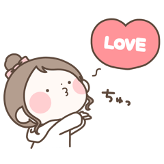 [LINEスタンプ] 【脱力】まるいすたんぷ おんなのこ！