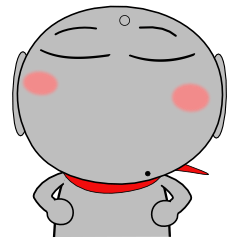 [LINEスタンプ] ほくろ地蔵★毎日使える擬音語・擬態語