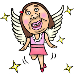 [LINEスタンプ] 【BIG】可愛すぎない女子のスタンプ 5