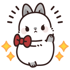 [LINEスタンプ] 飛び出す♪大人可愛いうさぎレディ
